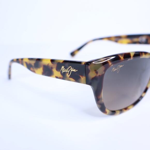 MAUI JIM Plumeria Cat Eye Sunglasses Tokyo Tortoise Brown Women\'s main image 5